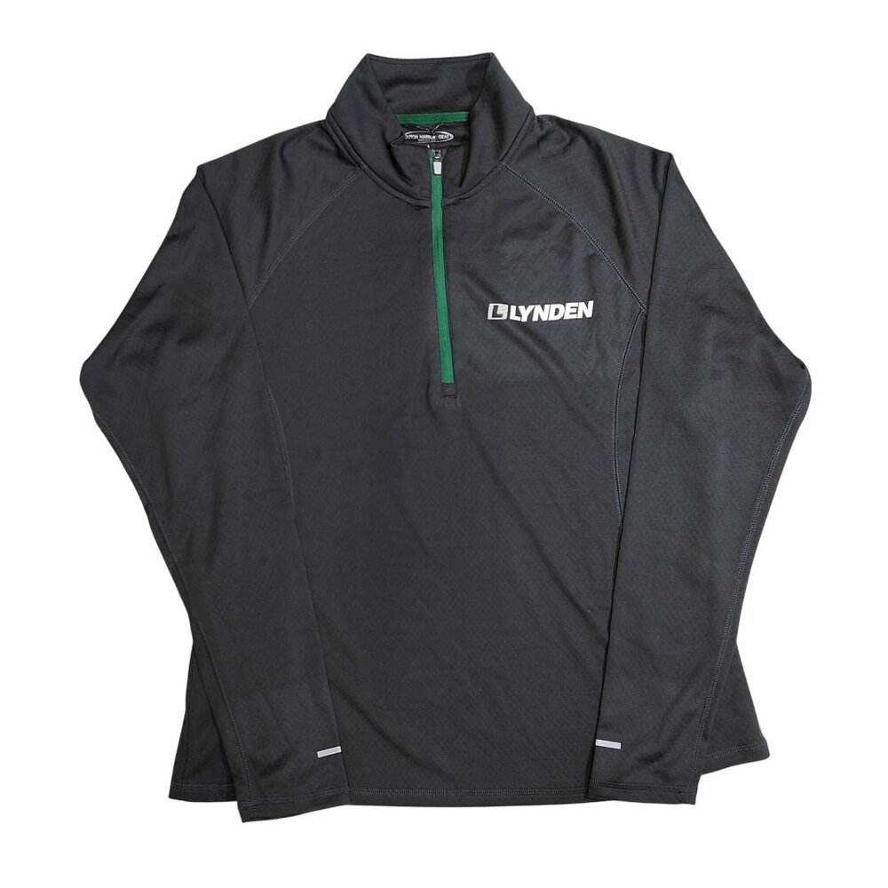 Dutch Harbor Gear Men's Lynden Dark Grey Lightweight 1/4 Zip Jacket Size L